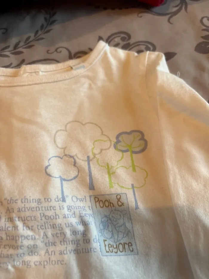 T-shirt blanc Winnie l’ourson - photo numéro 2