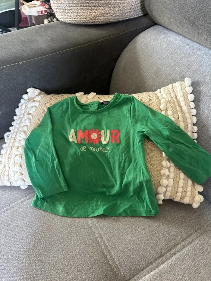 Pull léger tape à l’œil 12 mois fille