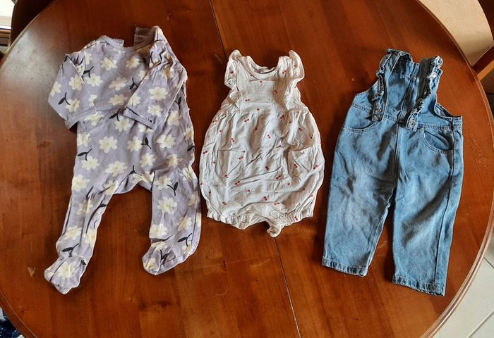 Lot de 14 vêtements pour fille 9 mois été - photo numéro 3