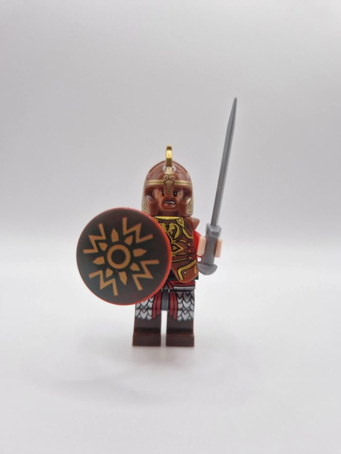 Figurine type lego Théoden Roi du Rohan seigneur des anneaux / hobbit