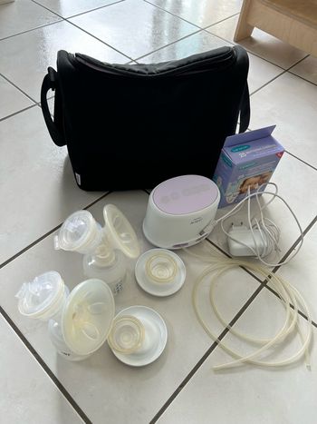 Tire lait électrique double