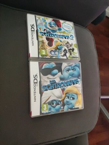 Lot de deux jeux nintendo ds les schtroumpfs