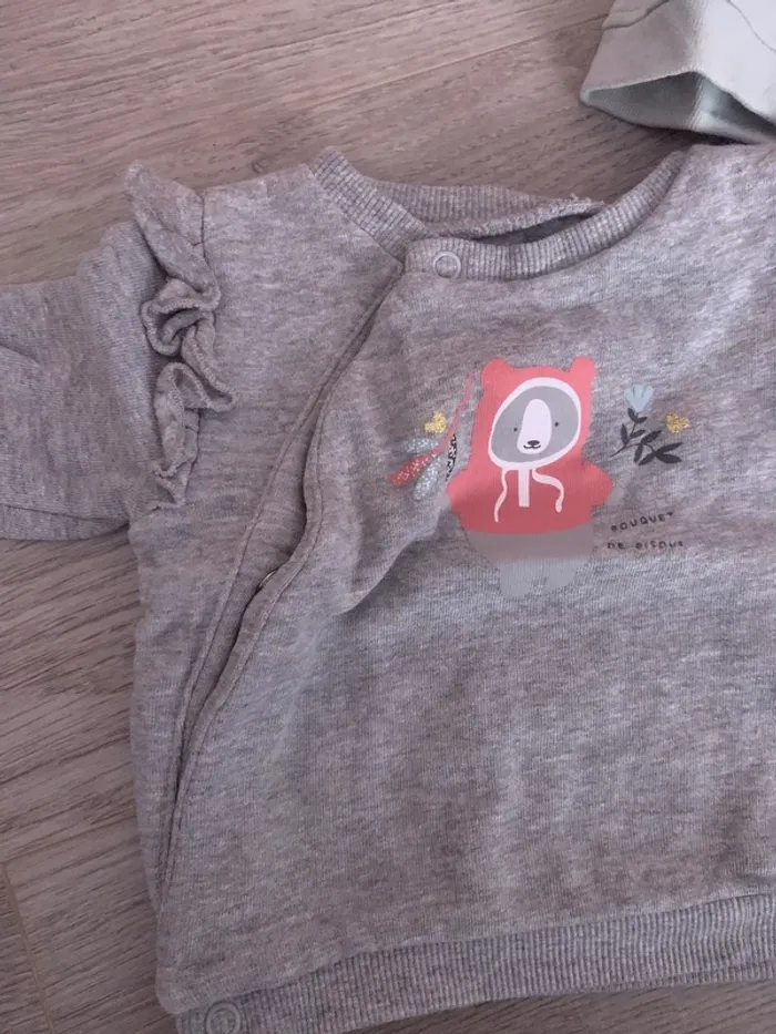 Lot de 4 sweats bébé en 3 mois - photo numéro 3