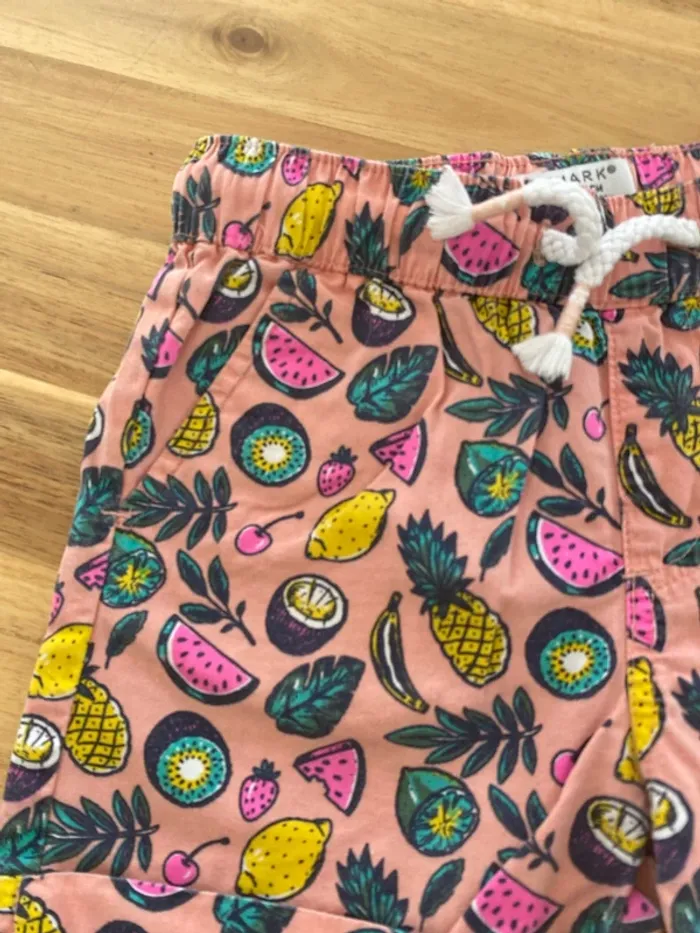 Short primark saumon imprimer fruits - photo numéro 2