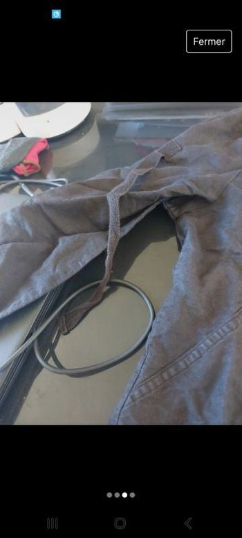 Chemise noir en lin