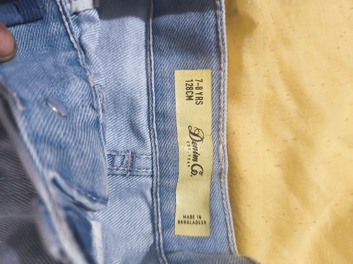 Bermuda enfant taille 7/8 ans Denim &co - photo numéro 3