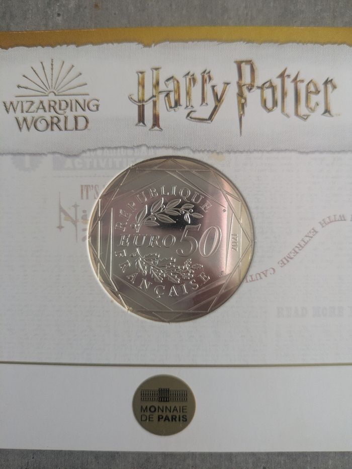 Pièces collection Harry Potter 50€ - photo numéro 4