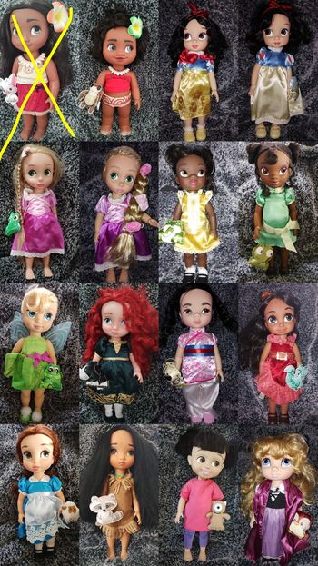 Poupée Disney animator neuves