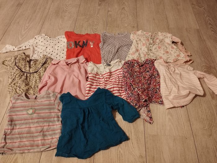 Lot  été / mi saison bébé fille 6 mois - photo numéro 2