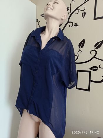 chemise bleu de Gemo taille 48 réf 844 C11