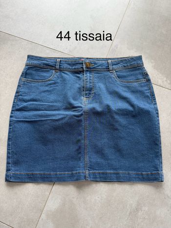 Jupe en jeans 44 tissaia