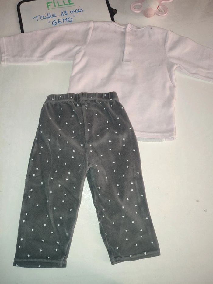 Pyjama velours deux pièces - photo numéro 4