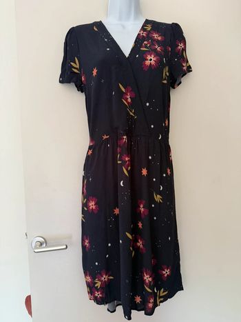 Robe d’été bleu fleurie