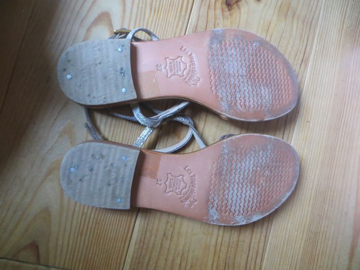 Sandales Mure les tropeziennes bronze rose 37 - photo numéro 5