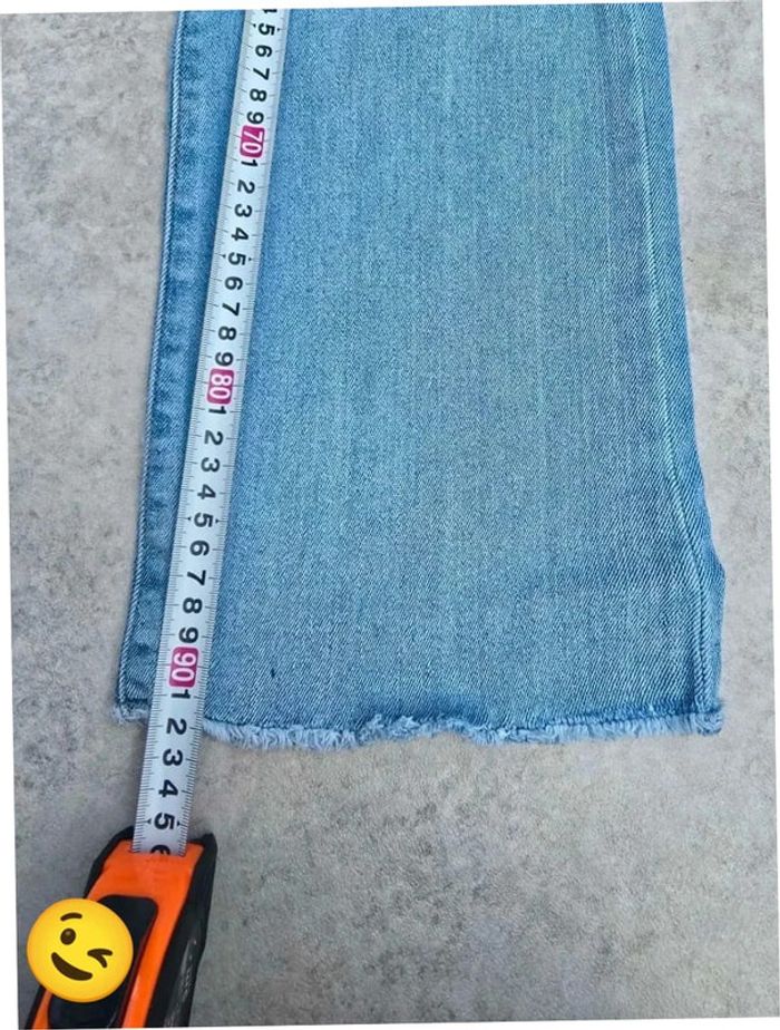 Jeans Levi's wid leg W24|FR34 coupe droite bleu Femme-Women PAN289 - photo numéro 5