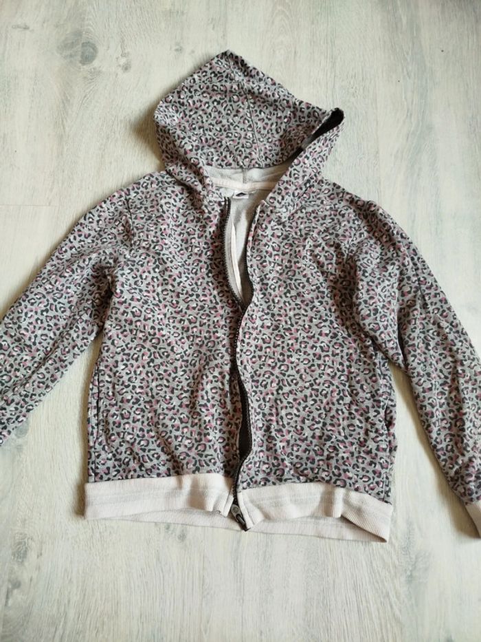 Veste zippée léopard génération z 10 ans
