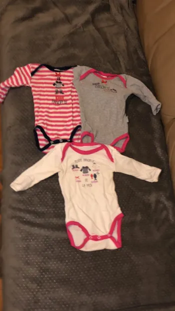 Lot de 3 body