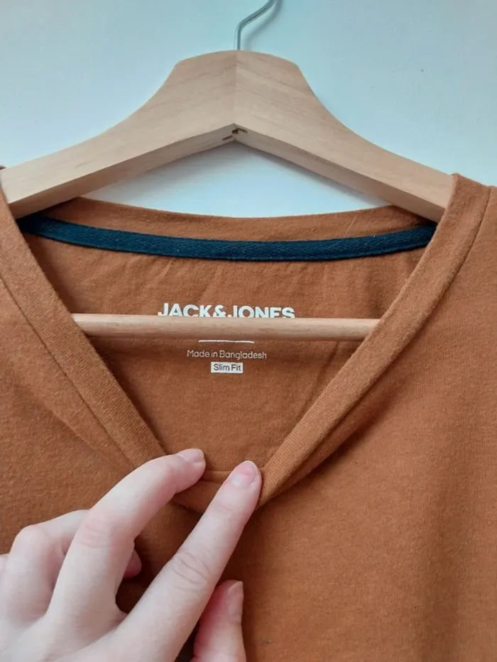 T-shirt camel Jack & Jones XL - photo numéro 4