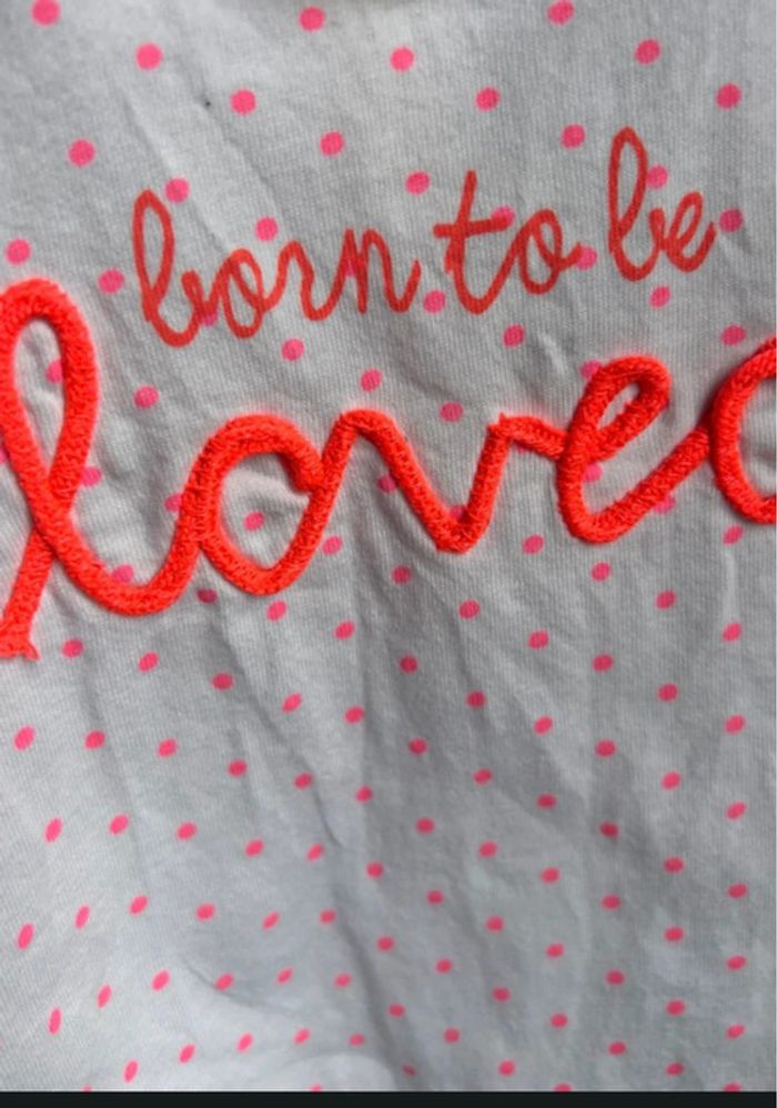 👕 Tee-shirt pois corail – 9 mois – Gémo 🌸 - photo numéro 6