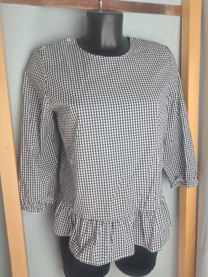 Balzac blouse vichy T.36/38 en tbe