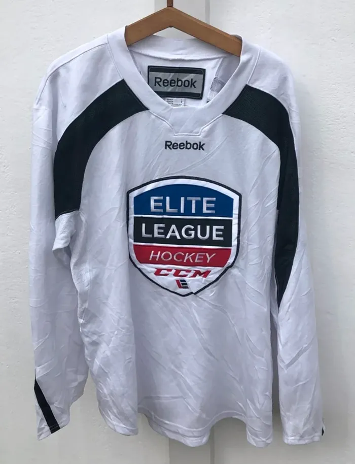 Reebok Elite League Hockey CCM jersey t-shirt Mens Large