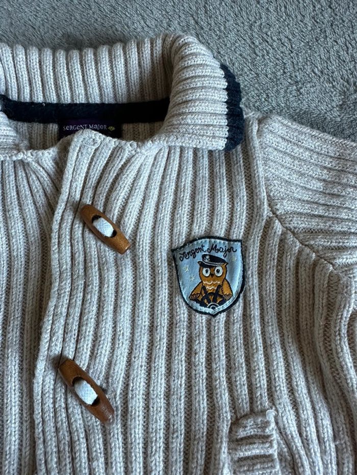 Gilet épais à boutons - 6 mois - Sergent Major - photo numéro 3