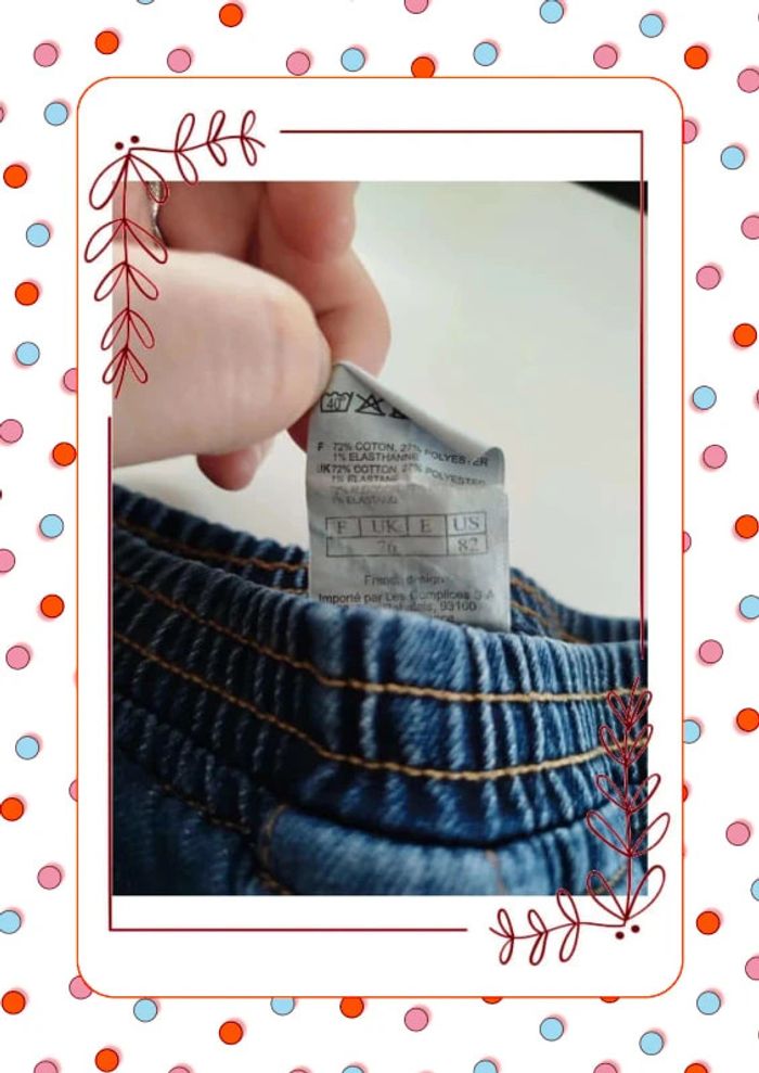 Jean bleu - photo numéro 2