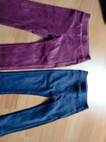 Lot 2 pantalons velours 18 mois