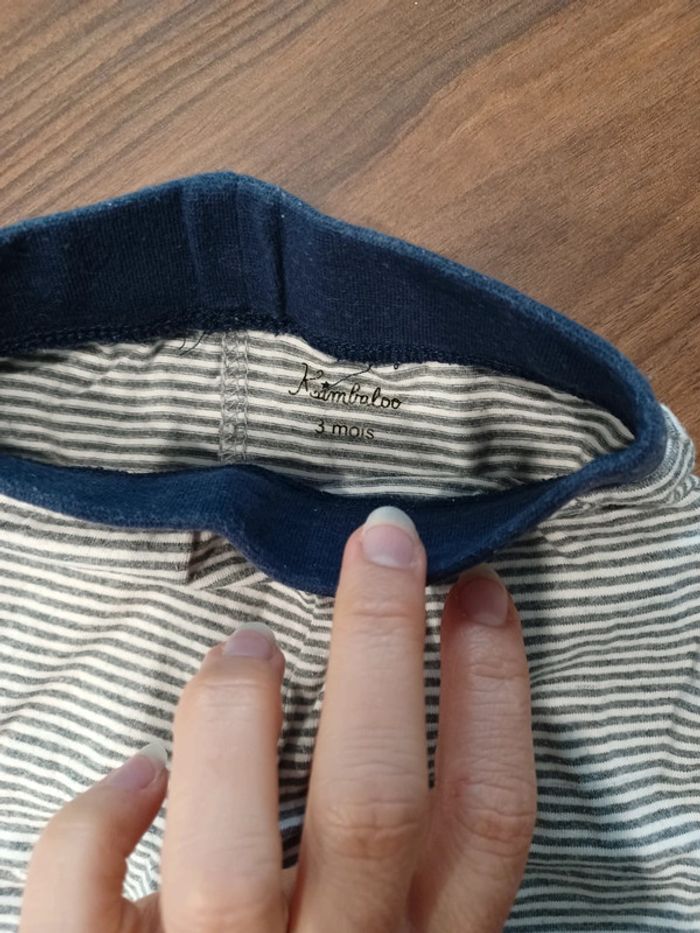Lot 2 pantalons garçon 3 mois - photo numéro 3