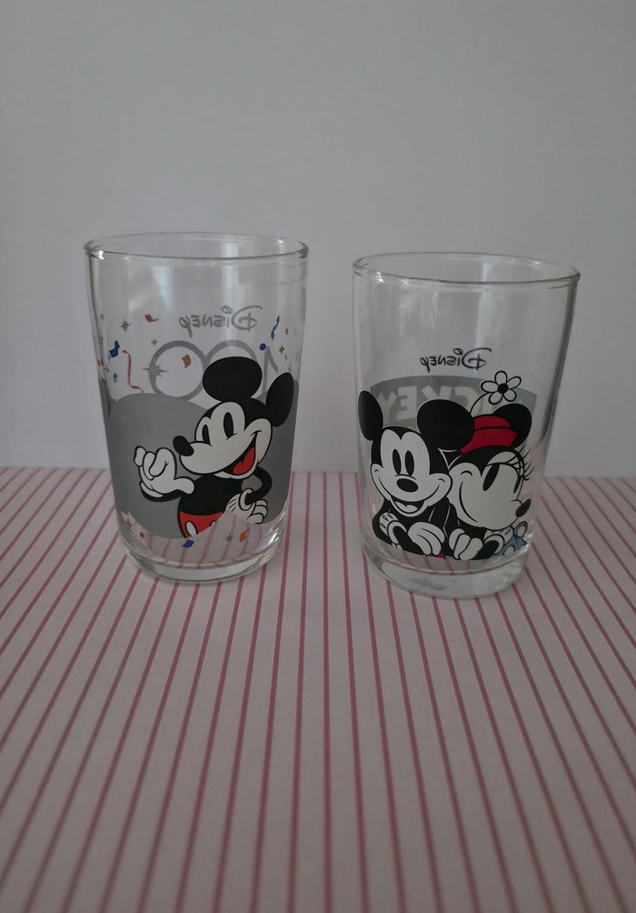 2 verres Disney Mickey