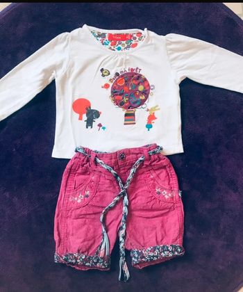 Ensemble coloré 6 mois