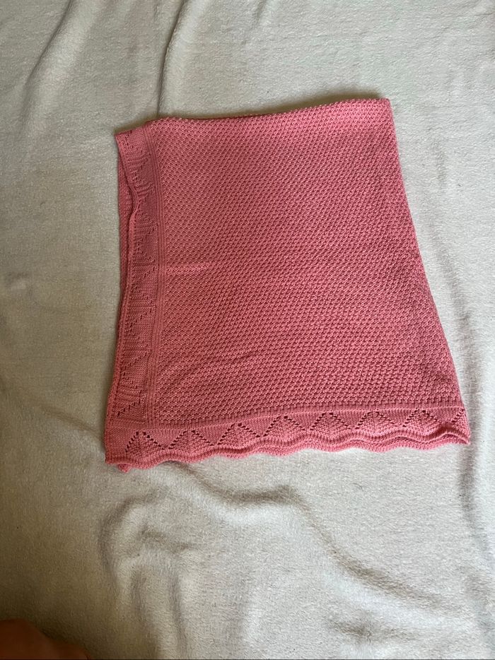 Couverture bébé fille rose