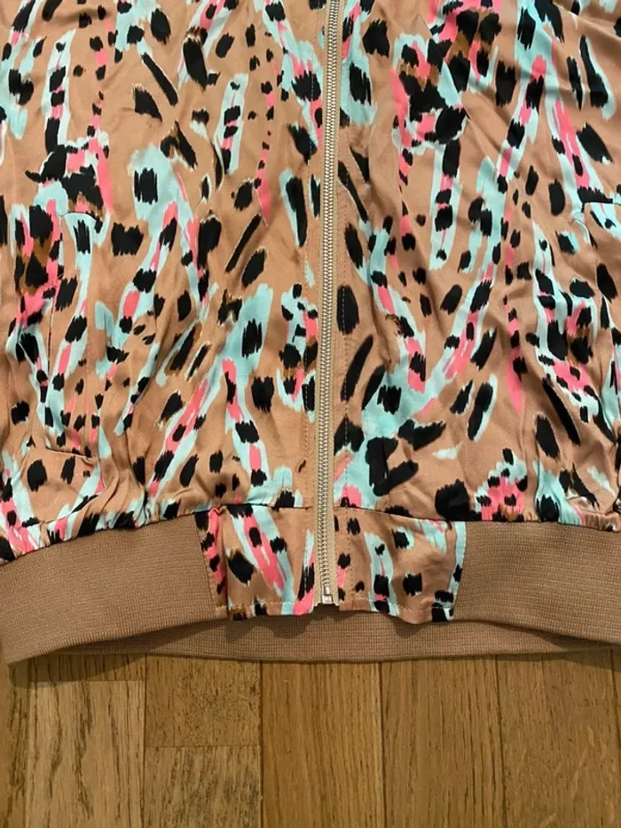 Veste légère motif animalier multicolor Senes taille XL - photo numéro 4