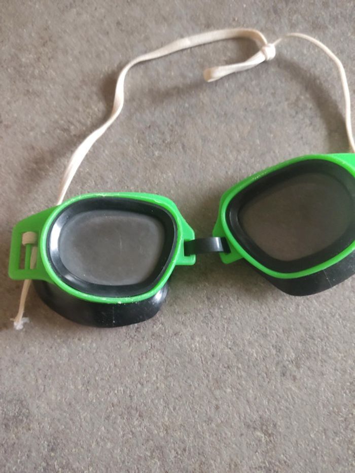 Lunette plongée enfant vert
