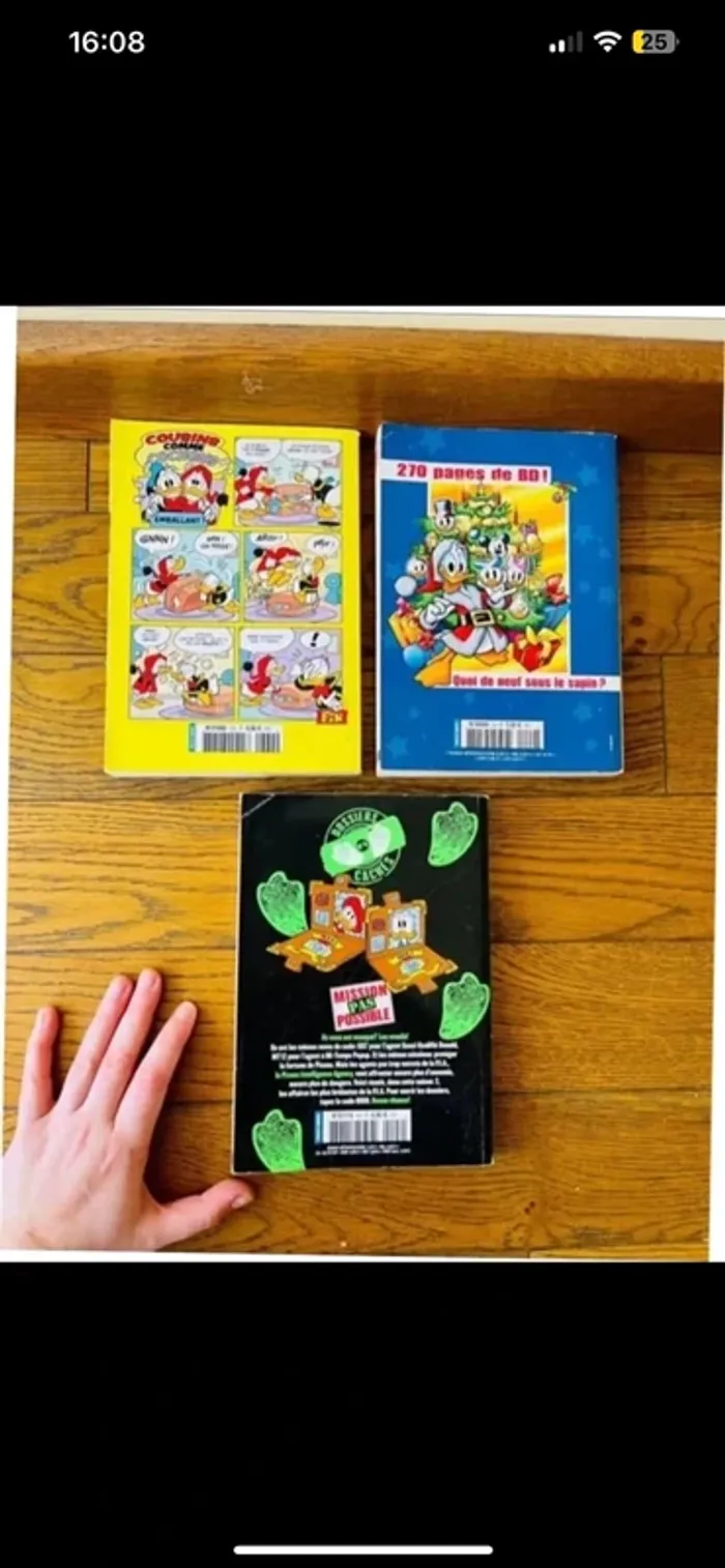 Lot 3 grosses Bd magazine Mickey parade géant collector vintage - photo numéro 3