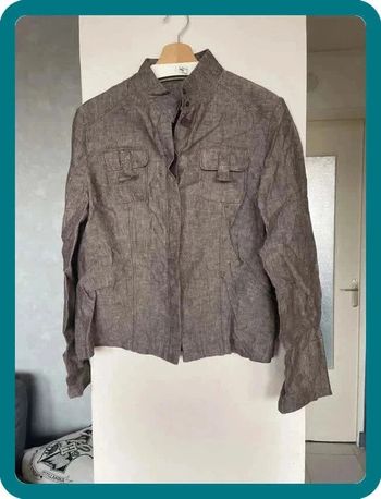 veste chemise grise