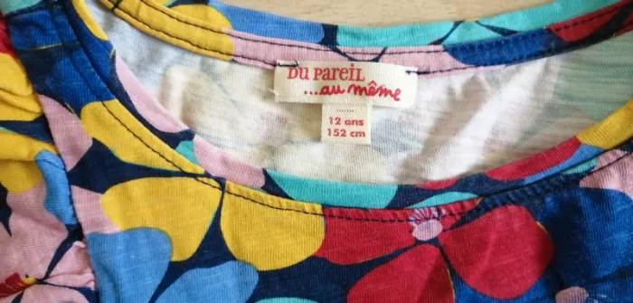 Haut fleuri 12 ans Du Pareil au même - photo numéro 4