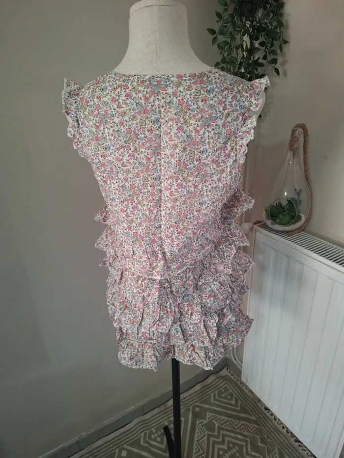 Blouse fleurie T 40 - photo numéro 4