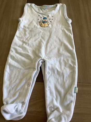 Pyjama sans manche velours 6 mois