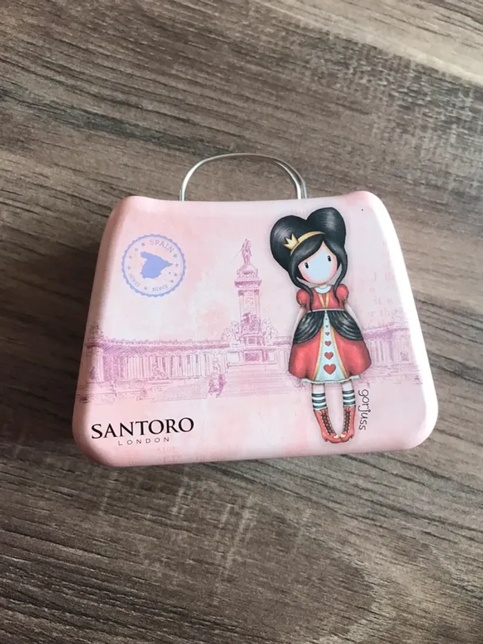 Mini mallette en métal Santoro London