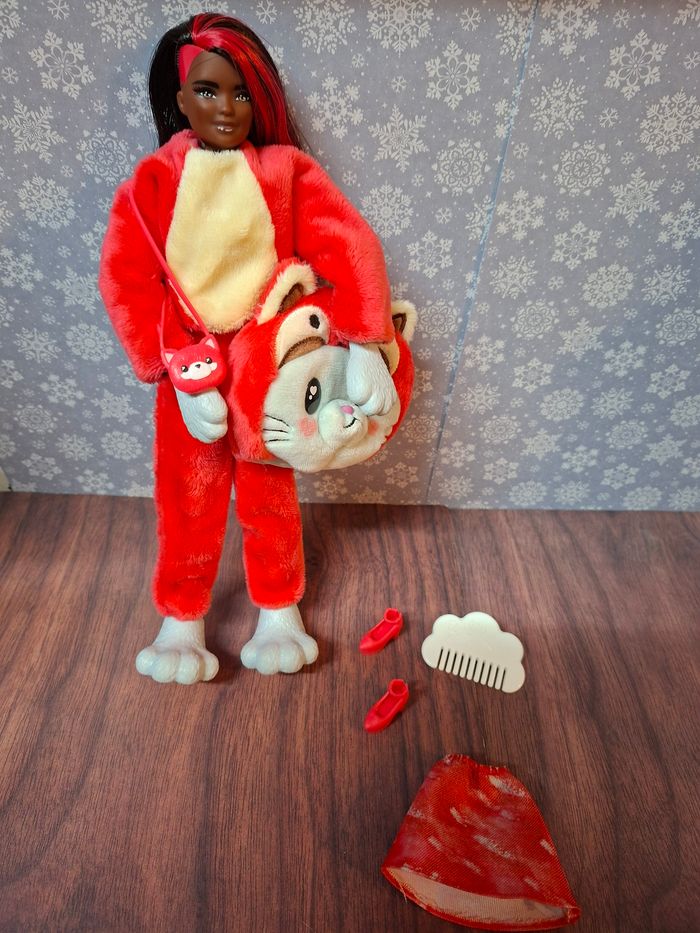 Barbie cutie reveal chat panda roux - photo numéro 2