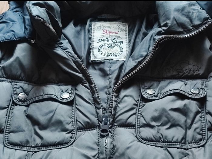 Manteau long Kaporal XL taille comme du M/L kaki - photo numéro 2