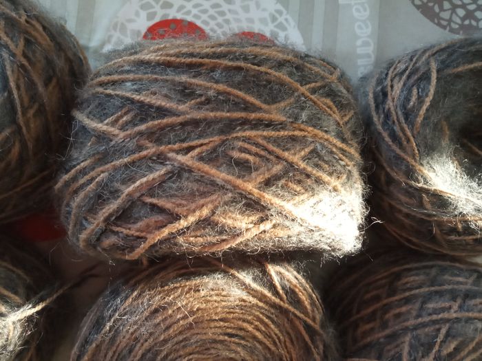 Lot de 6 Pelotes Fantaisies Tons Anthracites et Marrons (410g) - photo numéro 3