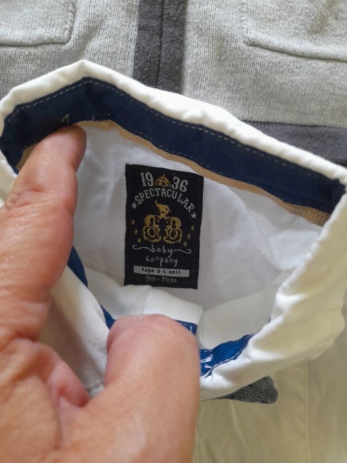 Lot vêtements garçon taille 9 mois - photo numéro 4