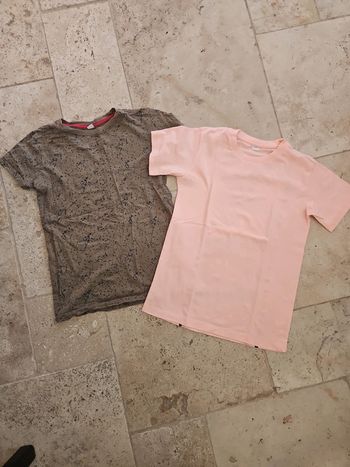 Lot de 2 t-shirts manches courtes garçon T 11 / 12 ans
