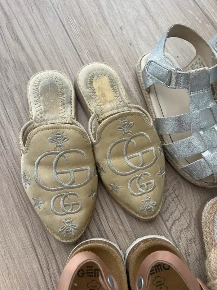 Lot chaussures été filles - photo numéro 8