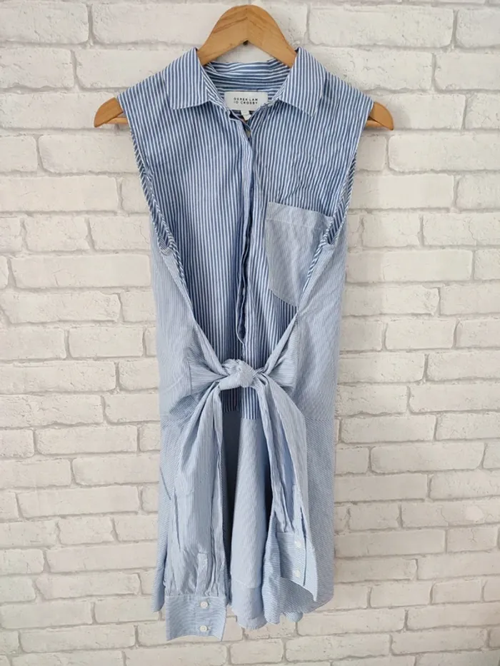 Robe effet chemise rayée – Derek Lam 10 Crosby - photo numéro 6