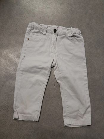 pantacourt jean fille 4 ans