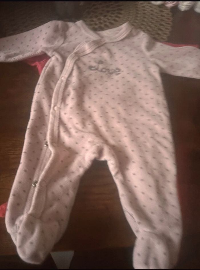 Lot 5 pyjamas bébé 0-1 mois - photo numéro 2