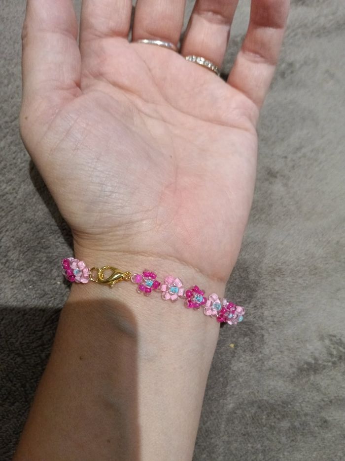 Bracelet perle créé par mes soins - photo numéro 3